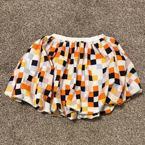 COS Multicolor Geometric Skater Skirt